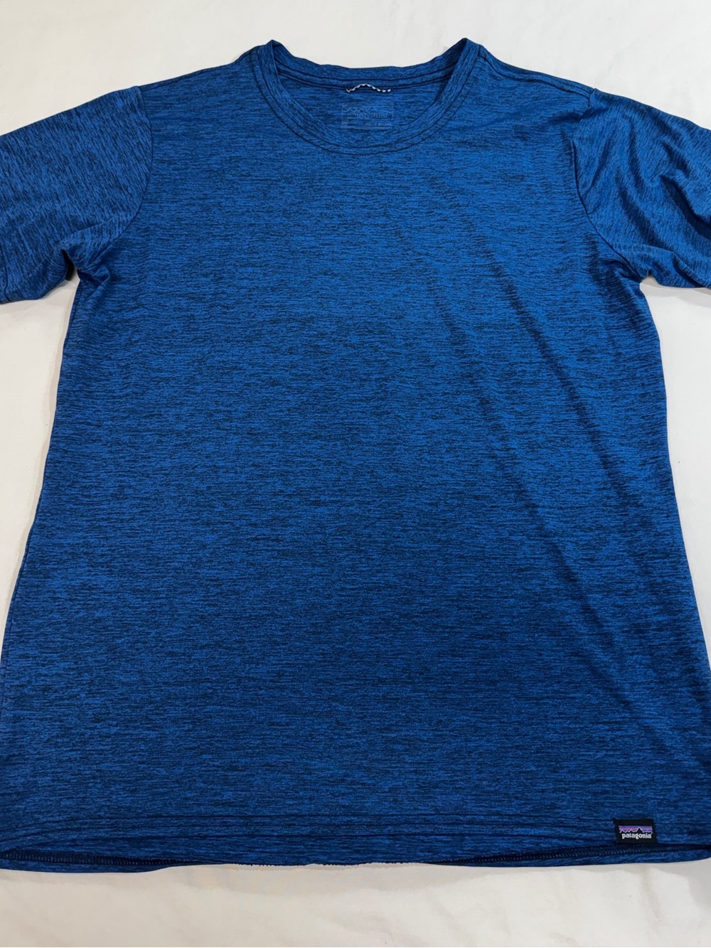 Patagonia Capilene Cool Daily Shirt Blue Short Sleeve Mens M